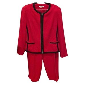 Peter Nygard Red and Black Women's Jacket